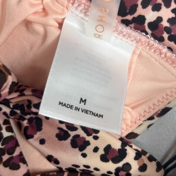 Shade & Shore Bikini Swim Top Womens Medium Pink Padded New Pool Beach - Picture 4 of 9